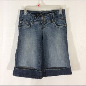 Hydraulic stretchy Jean capris